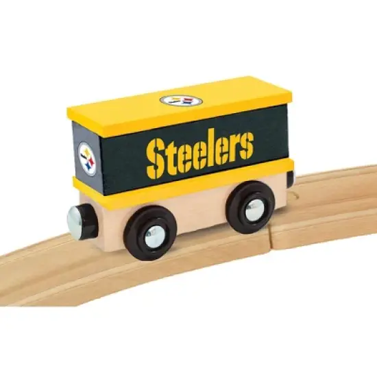 MasterPieces Wood Train Box Car - NFL Pittsburgh Steelers image {3}