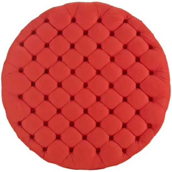 Amour Upholstered Fabric Ottoman - Modway image {3}