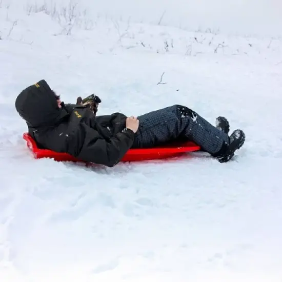 Emsco ESP 48" Sno Cruiser Toboggan TwoRider Sled Red image {3}