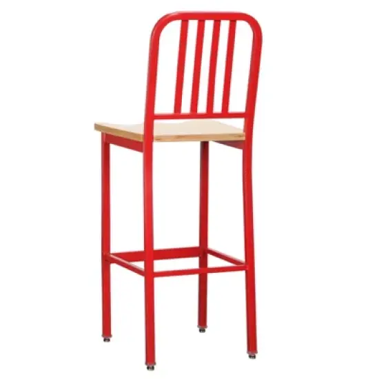 Set of 2 Frazier Metal Barstools - Linon image {4}