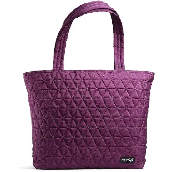 Fit & Fresh Metro Quilted Tote with Lunch Compartment image {7}