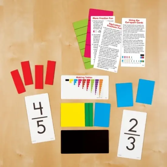 TREND Fraction Fun Skill Drill Flash Cards image {3}