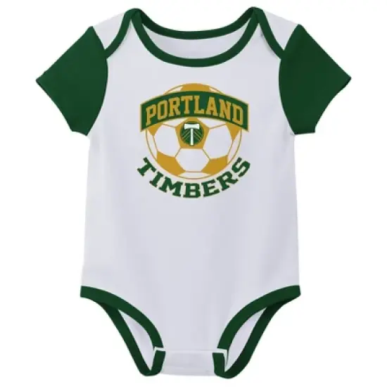 MLS Portland Timbers Infant Boys' 3pk Bodysuit image {1}