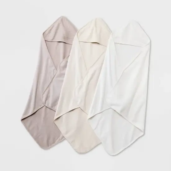 Baby 3pk Muslin Hooded Towel - Cloud Island&trade; image {4}