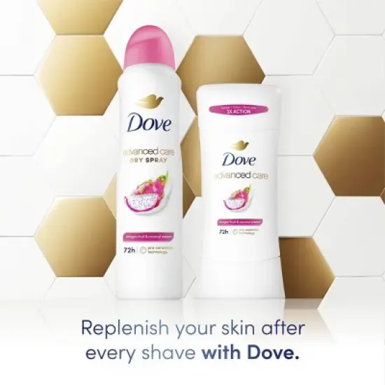 Dove Beauty Advanced Care 72-Hour Dry Spray Deodorant Dragon Fruit and Coconut Cream - 3.8oz image {4}
