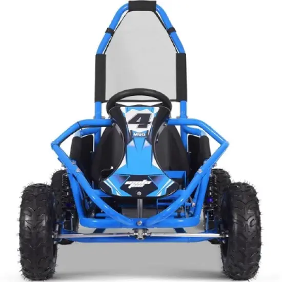 MotoTec Mud Monster Kids Electric 48v 1000w Go Kart Full Suspension Red image {3}