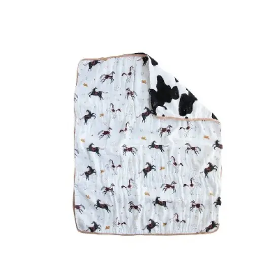 Red Rovr Organic Cotton Muslin Baby Blanket image {9}