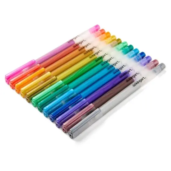 KINGART Gel Pens 12 Metallic Colors image {6}