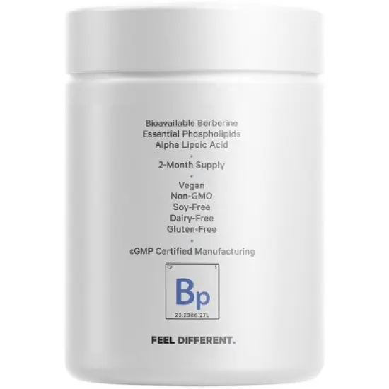 Codeage Berberine Phytosome Supplement - Berberine HCL, Alpha Lipoic Acid, Phospholipid Complex - 60ct image {12}