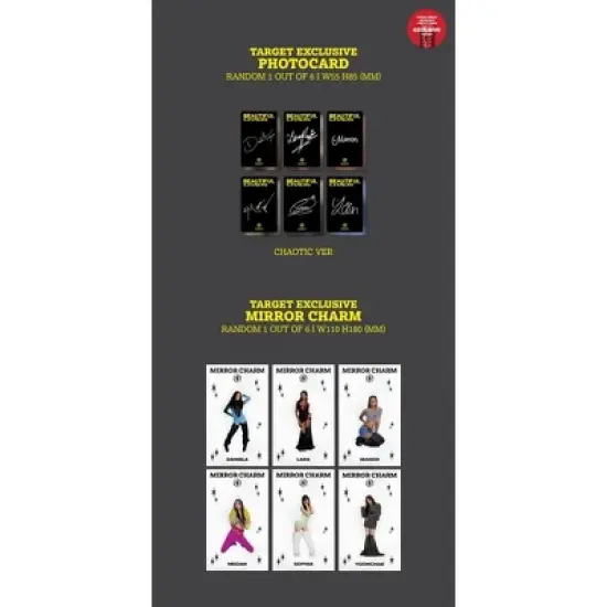 KATSEYE - BEAUTIFUL CHAOS (Chaotic Version) (Target Exclusive, CD) image {1}