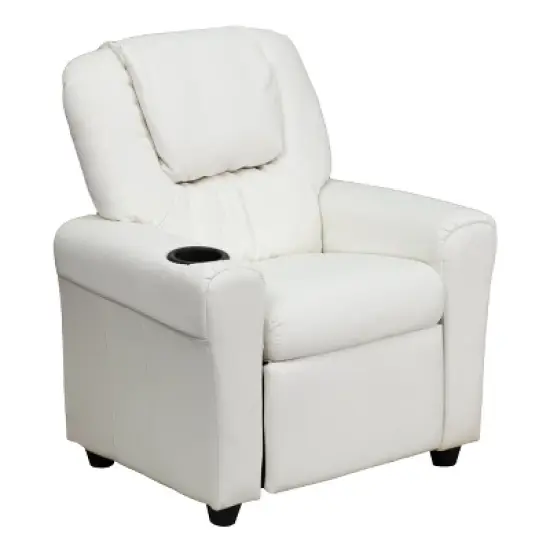 Emma and Oliver Contemporary Kids Recliner with Cup Holder and Headrest image {15}
