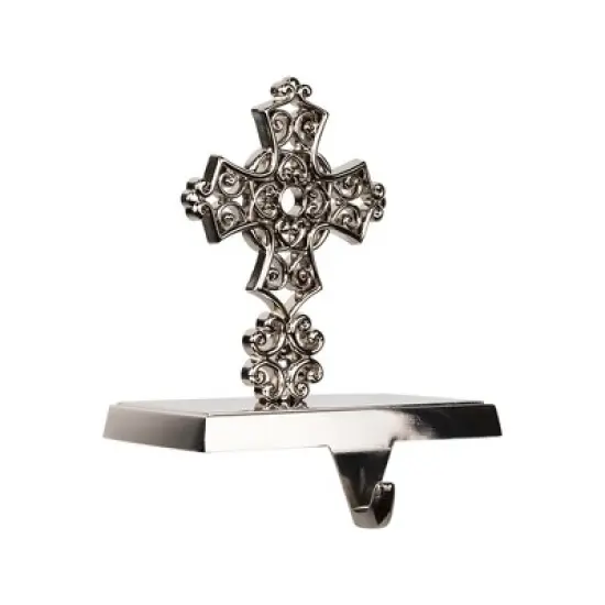 Northlight Filigree Cross Christmas Stocking Holder - 5" image {3}