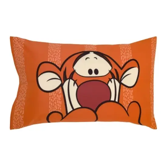 Disney Winnie the Pooh Funny Friends Aqua, Gold, Blue and Orange, Tigger, Eeyore and Piglet 4 Piece Toddler Bed Set image {5}