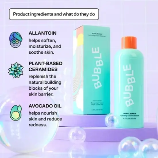 Bubble Skincare Shower Caddy Skincare Sets for Dry Skin - 3ct image {5}