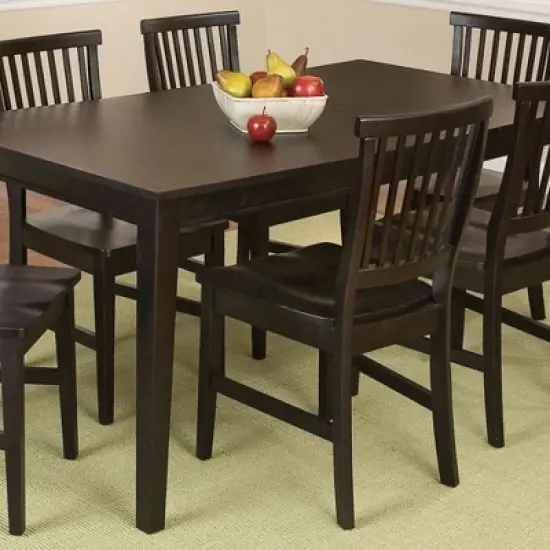 7pc Arts & Crafts Dining Set Black - Homestyles image {5}
