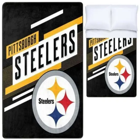 NFL Oversized Silk Touch Throw- Pittsburgh Steelers image {1}