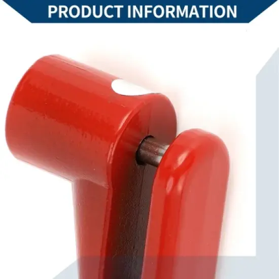 Unique Bargains Bicycle Lock Portable Ring Anti-Theft Bike Lock Motorcycle Wheel Disk Lock Red image {2}