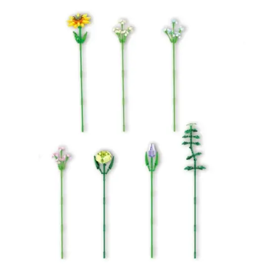 Contixo BK04 Sunflower Bouquet Floral Collection Building Block Set - 975 PCS image {3}
