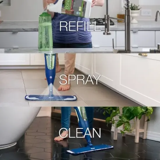 Bona Cleaning Products Multi-Surface Cleaner Spray + Mop All Purpose Floor Cleaner - Unscented image {4}