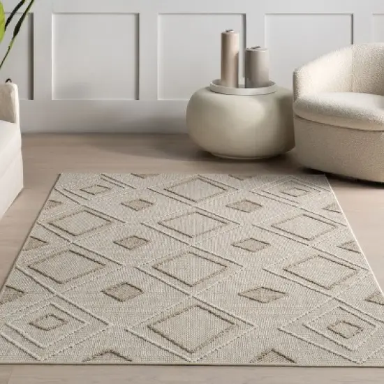 Nuloom Aviana Transitional Geometric Indoor and Outdoor Area Rug image {6}