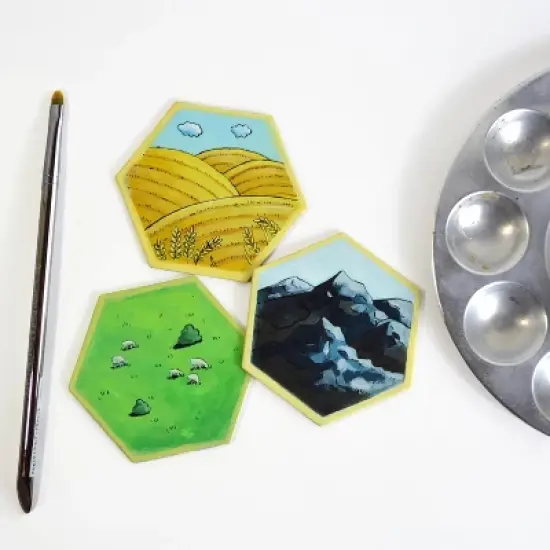 Apostrophe Games Hexagon Board Game Tiles - 20pcs image {6}