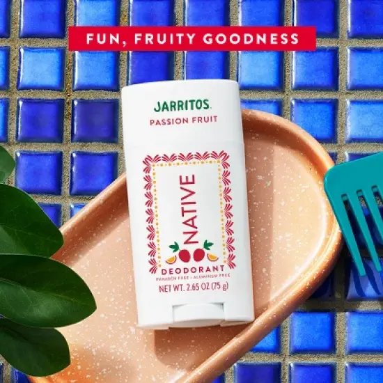 Native Deodorant for Women & Men - Limited Edition Jarritos - Passion Fruit - 2.65oz image {3}
