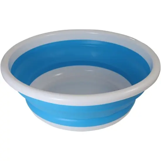 Coghlan's Camping Outdoor Collapsible Sink - White/Blue image {1}