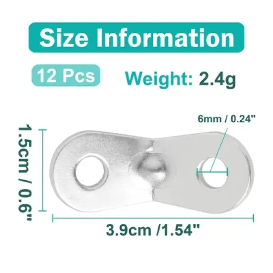 Unique Bargains Outdoor Travel Camping Hiking Tent Umbrella Knot Wind Rope Buckle Adjuster 12 Pcs image {3}