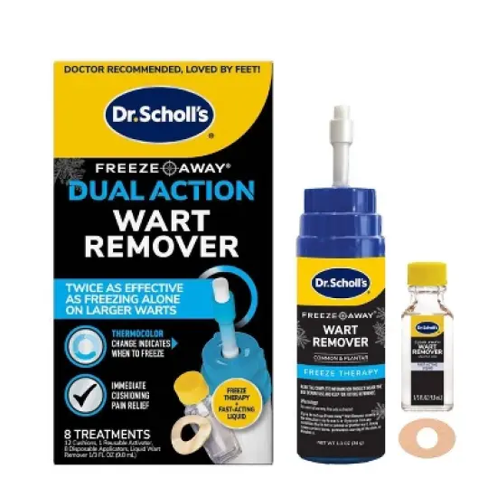 Dr. Scholl's Dual Action Freeze Away Wart Remover - 8Applications image {9}