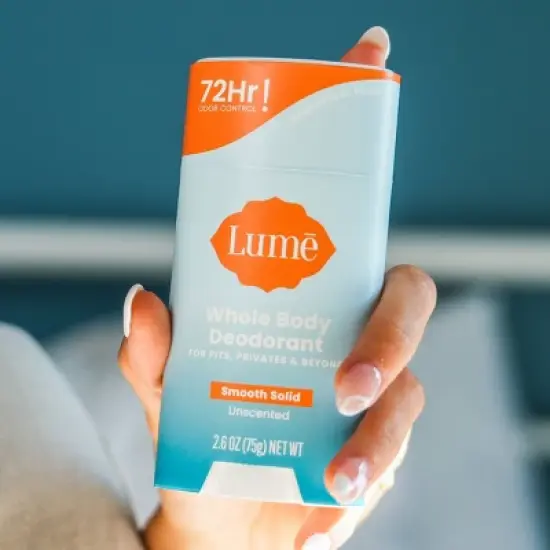 Lume Whole Body Smooth Solid Deodorant Stick - Unscented - 2.6oz image {2}