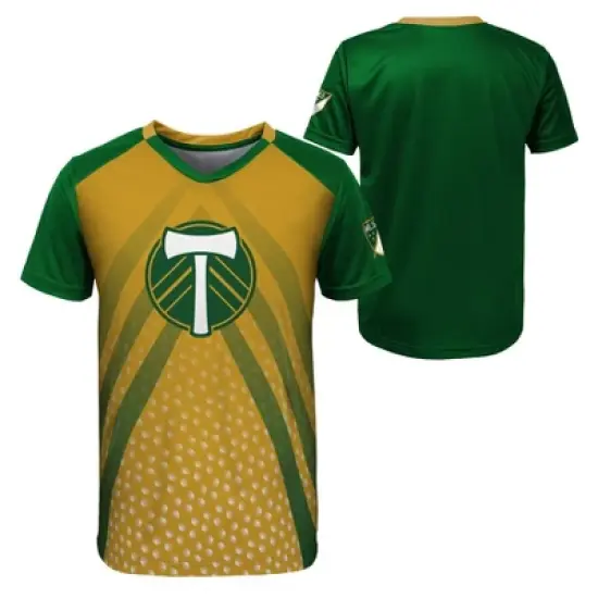 MLS Portland Timbers Boys' Sublimated Poly Jersey image {3}