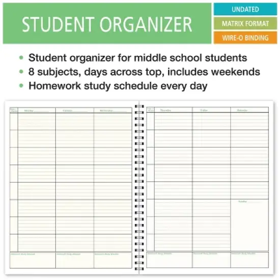 Elan Publishing Company SO-8 GREEN Student Organizer image {1}