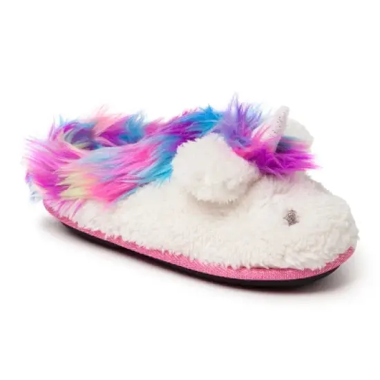 Dearfoams Kids Petra Unicorn Novelty Girls Clog Slippers image {5}