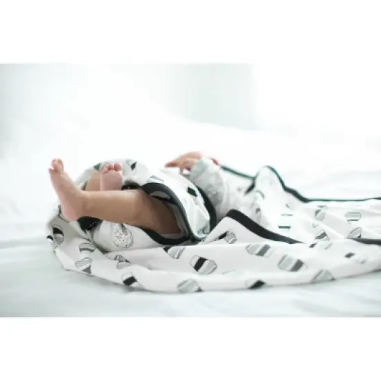 Layette by Monica + Andy Coming Home Swaddle Blanket image {4}