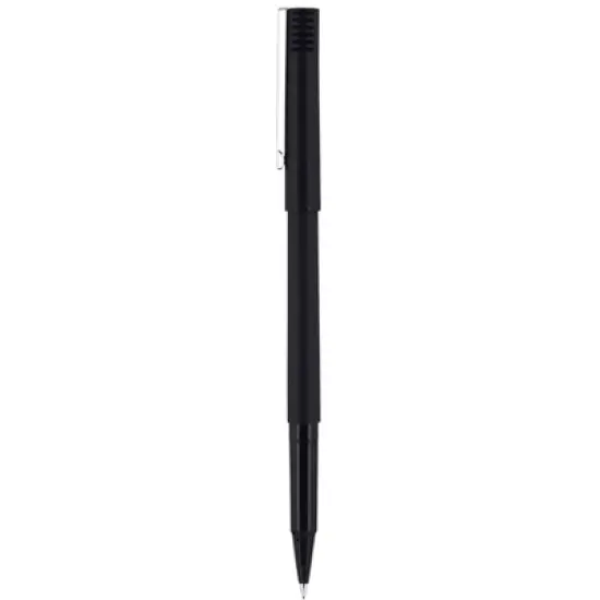 uniball Roller Ball Stick Pens, 0.5 mm Micro Tip, Black, Pack of 36 image {2}