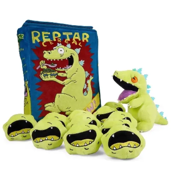 NECA Rugrats Reptar Cereal 10" Interactive Plush image {2}