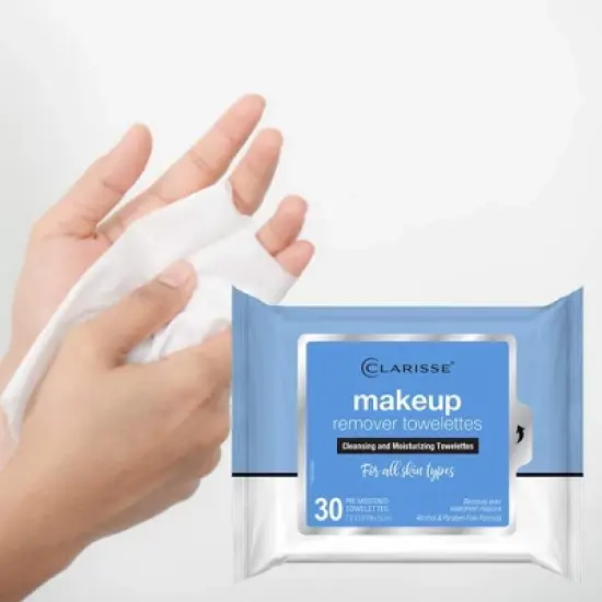 Clarisse Makeup Remover Towelettes Case Of 12 image {2}