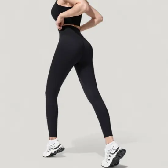 Anna-Kaci Active Women's High Waist Full Length Seamless Leggings with Contoured Fit image {4}