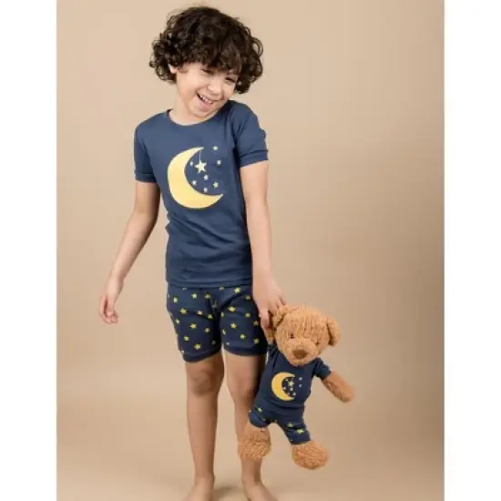 Leveret Girls and Doll Matching Short Pajamas image {1}