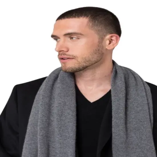 Style Republic Men's 100% Pure Cashmere Winter Scarf image {4}