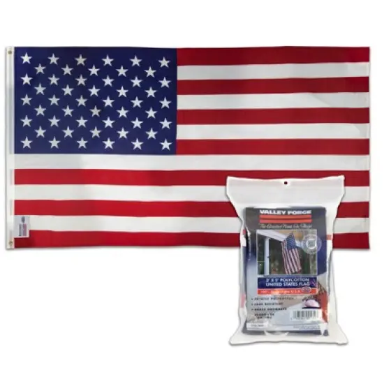 Valley Forge American Flag 36 in. H X 60 in. W Model No. USS-1 image {1}