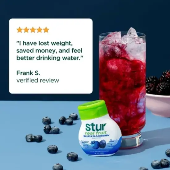 Stur Blue and Blackberry Liquid Water Enhancer Drink Mix - 1.62 fl oz image {6}