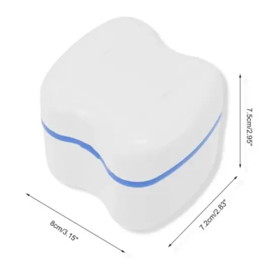 Unique Bargains Portable Retainer Case Braces Storage Box 1 Pc image {3}