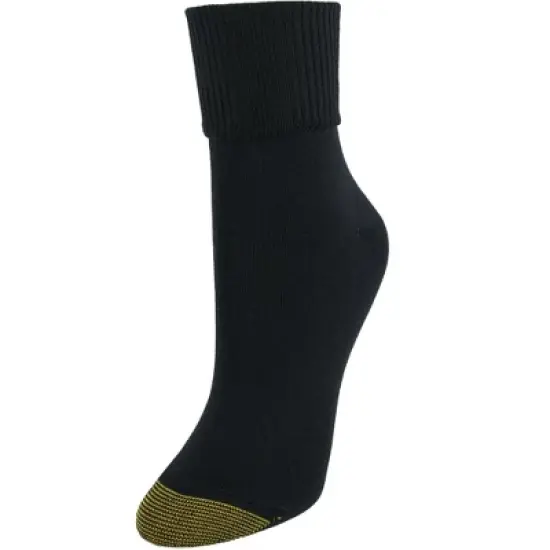 Gold Toe Women's Providence Turn Cuff Cotton Blend Socks (3 Pair Pack) image {2}