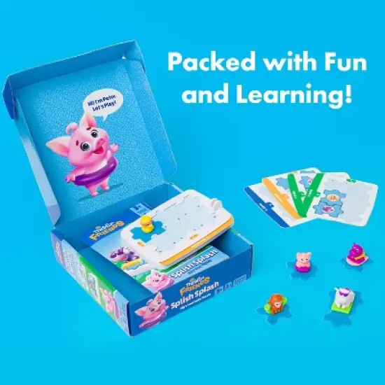 ThinkFun Friends - SplishSplash Pig's Pool Party Puzzle Game: Creative Thinking, Problem Solving, Solo Board Game image {8}