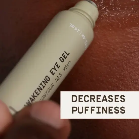 Papatui Men's Paraben-Free Hyaluronic Acid and Caffeine Eye Gel Rollerball - Unscented - 0.5 fl oz image {2}