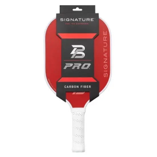 PBPRO Signature Carbon Fiber Watermelon Pickleball Paddle: Polypropylene Core, 4-1/4" Grip image {14}