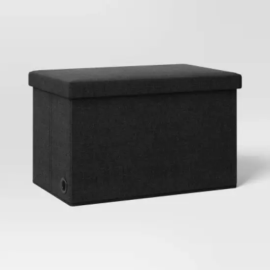 24" Collapsible Dorm Storage Ottoman - Room Essentials&trade; image {2}