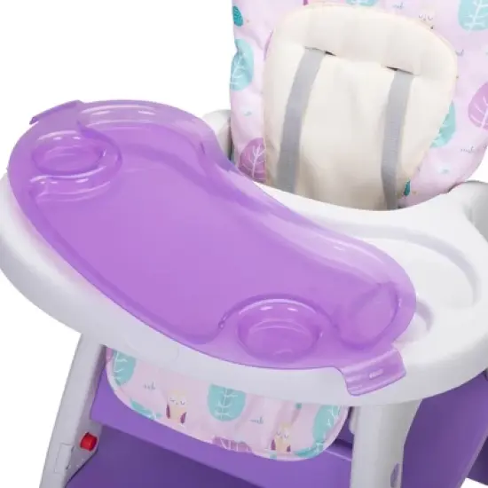 TopComfy Infant Seat Adjustable Highchair for Baby Toddler Dinning Table with Feeding Tray, Suitable for Dining Room, Purple, 25"*16.75"*41.5" image {3}