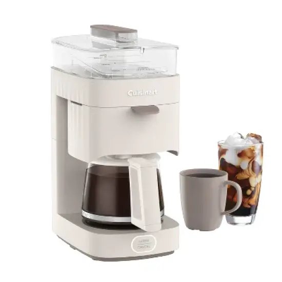 Cuisinart 5c SOHO Drip Coffee Maker Truffle DCC-5TR: 5-Cup Capacity, Automatic Shut-Off, Permanent Filter, Off-White image {6}